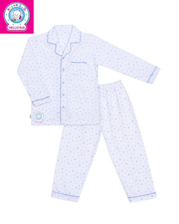 Bộ Pyjamas bông dài bé trai 0187