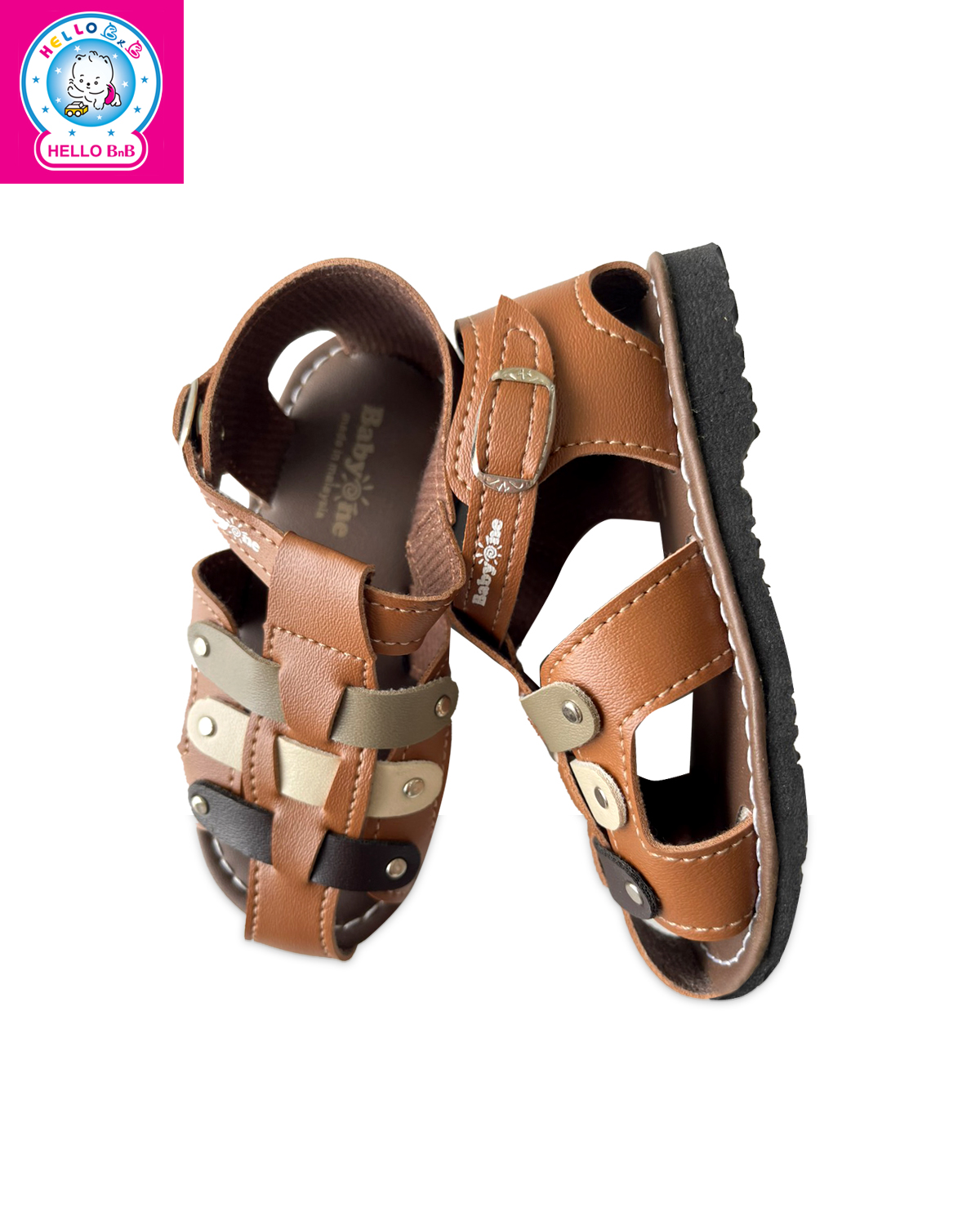 Giày sandal BabyOne 0808 size 24 Brown
